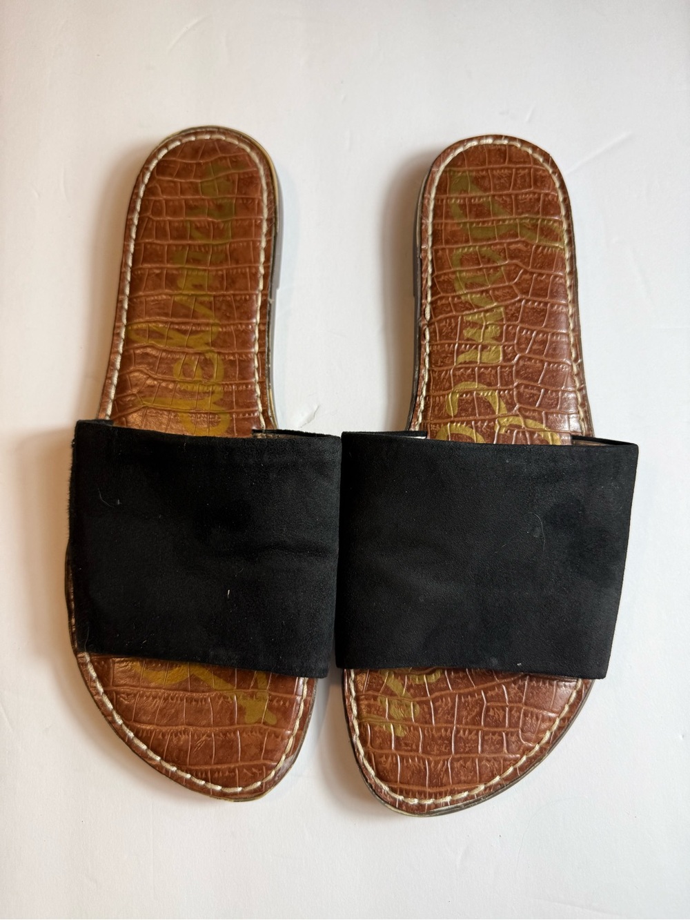 Sam Edelman Gio Black Slide Sandals Size 10